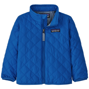 Image of Kid's Patagonia Nano Puff Jacket Infants' 2024 in Blue size 3M-6M | Spandex/Polyester