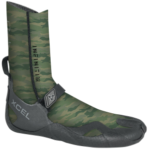 XCEL 5mm Infiniti Round Toe Wetsuit Boots in Black size 6 | Neoprene