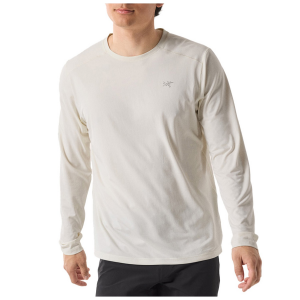 Image of Arc'teryx Cormac Crew Long-Sleeve Shirt Men's 2025 in White size Medium | Polyester