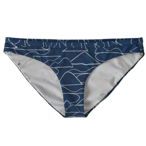 Women's Patagonia Nanogrip Bikini Bottoms 2022 in Blue size X-Large | Nylon/Spandex/Polyester