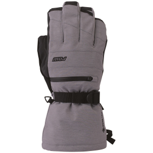 Image of POW Wayback GORE-TEX Long Gloves 2025 in Gray size Large | Rubber/Polyester