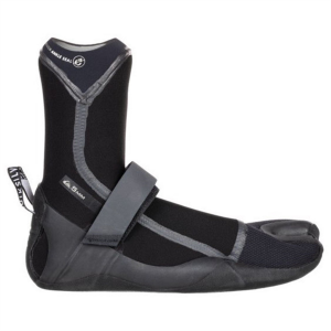 Quiksilver mm Marathon Sessions Split Toe Wetsuit Boots in Black size 5 | Neoprene