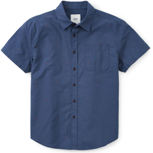 Katin Twine Short-Sleeve Button Down Shirt Men's 2023 Blue in Navy size 2X-Large | Cotton