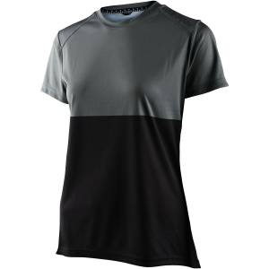 Women's Troy Lee Designs Lilium Short-Sleeve Jersey 2023 in Black size Large