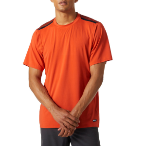 Helly Hansen Tech Trail Short Sleeve T-Shirt Men's 2023 in Orange size Small | Elastane/Polyester
