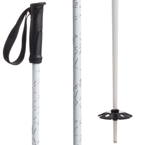 evo Refract Ski Poles 2024 in White size 48 | Nylon/Aluminum/Rubber