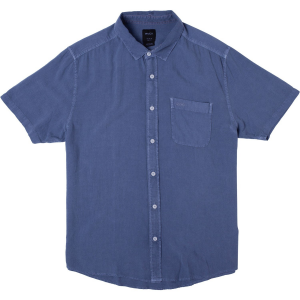 RVCA PTC Woven Shirt Men's 2022 Blue size Small | Viscose
