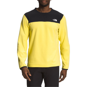 The North Face TKA Glacier Crew Men's 2023 Yellow in Black size Small | Polyester