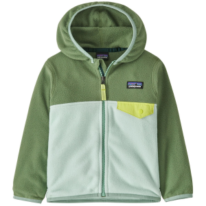 Image of Kid's Patagonia Micro D Snap-T Jacket Toddlers' 2025 in Green size 3 | Nylon/Spandex/Polyester