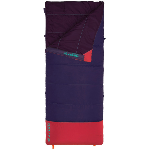 Kid's Kelty Callisto 30 Sleeping Bag 2023 in Purple size Short Right Hand | Polyester