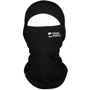 Image of MONS ROYALE Olympus Balaclava 2025 in Black | Wool/Elastane