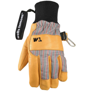 Wells Lamont Lifty Gloves 2025 in Tan size Small | Leather/Polyester