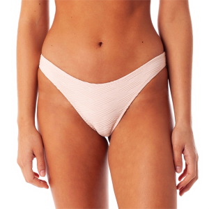 Women's Rhythm Maldives Hi-Cut Bikini Bottoms in Pink size X-Large | Elastane/Polyester