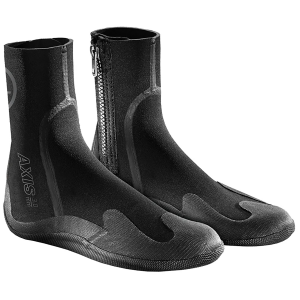 Kid's XCEL 3mm Axis Round Toe Short Zip Wetsuit Boots Toddlers' in Black size 2 | Neoprene