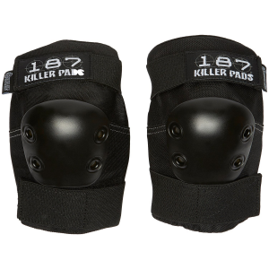 Image of 187 Pro Skateboard Elbow Pads 2025 in Black size Large | Nylon