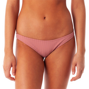 Women's Rhythm Tulum Cheeky Bikini Bottoms Pink size X-Large | Nylon/Spandex