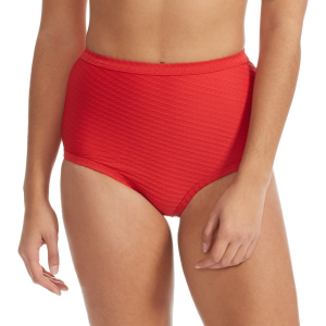 Women's Rhythm Havana Boyleg Bikini Bottoms in Red size X-Large
