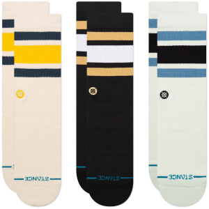 Image of Stance The Boyd Socks 3-Pack 2024 size Medium | Nylon/Cotton/Elastane