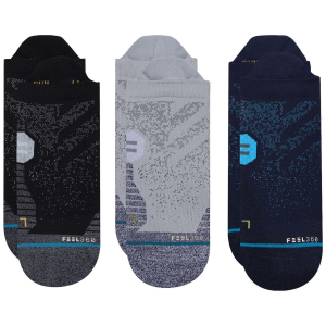 Stance Run Tab ST 3-Pack Socks 2023 size Small | Nylon/Elastane/Polyester