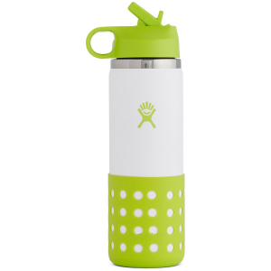 Image of Kid's Hydro Flask 20oz Wide Mouth Water Bottle 2022 in Green