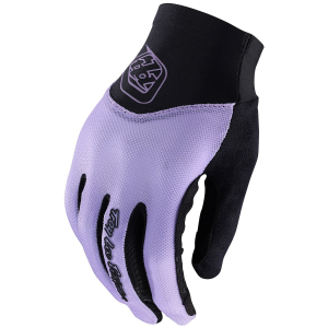 Women's Troy Lee Designs Ace 2.0 Bike Gloves 2024 in Lilac size Medium | Leather/Elastane/Polyester