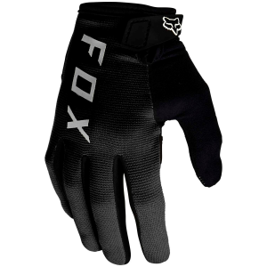 Image of Women's Fox Racing Ranger Gel Bike Gloves 2023 in Black size Large | Nylon/Spandex