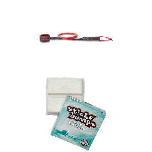 Dakine Kainui Team 6' Leash 2026 - 6 Package (6 ft) + Wax in Black