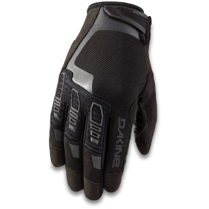 Kid's Dakine Cross-X Bike Gloves 2023 in Black size Youth M | Nylon/Spandex/Suede