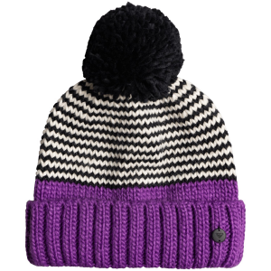Women's Roxy Frozenfall Beanie Hat 2022 in Purple | Acrylic