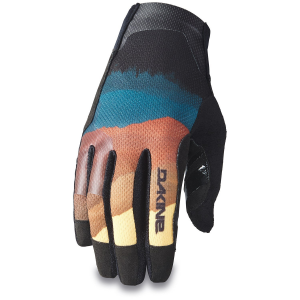 Image of Women's Dakine Covert Bike Gloves in Blue size Small | Nylon/Spandex/Leather