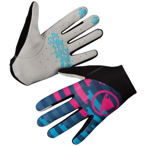 Endura Hummvee Lite Icon Bike Gloves 2022 in Blue size 2X-Large | Nylon/Leather/Polyester