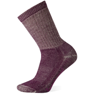 Image of Women's Smartwool Classic Hike Full Cushion Crew Socks 2024 in Purple size Small | Nylon/Wool/Elastane