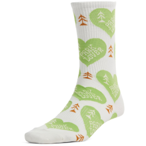 Parks Project Park Lover Socks 2022 - OS in Green | Spandex/Cotton/Polyester