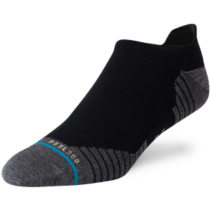 Stance Run Light Tab Socks 2022 in Black size X-Large | Nylon/Elastane/Polyester