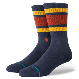 Image of Stance Boyd ST Socks 2024 in Blue size Medium | Nylon/Cotton/Elastane