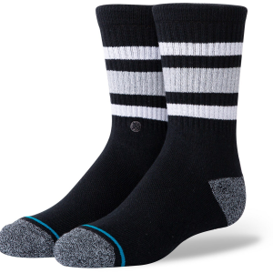 Kid's Stance Boyd Street Socks 2023 in Black size Large | Nylon/Cotton/Elastane