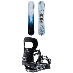 Lib Tech Cold Brew C2 Snowboard 2023 - 155W Package (155W cm) + S Mens | Aluminum in White size 155W/S | Aluminum/Polyester