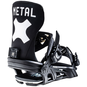 Bent Metal Axtion Snowboard Bindings 2024 | Aluminum in Black size Large | Aluminum/Polyester