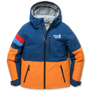 Kid's Town Hall Mountain Town Winter Jacket 2024 in Blue size Small | Polyester