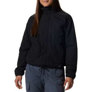 Women's Mountain Hardwear HiCamp(TM) Shell Jacket 2022 in Black size X-Large