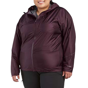 Women's Outdoor Research Helium Plus Rain Jacket 2022 - X2X-Large in Purple size 3X-Large | Nylon