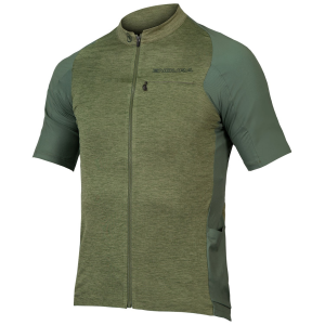 Endura GV500 Reiver Short Sleeve Jersey 2023 in Green size Medium | Nylon/Elastane/Polyester