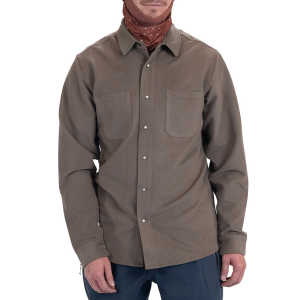 Flylow Fez Shirt Men's 2022 in Brown size Small | Spandex/Polyester