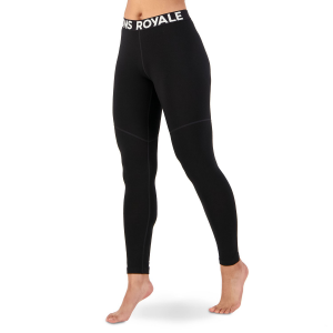 Women's MONS ROYALE Cascade Flex 200 Leggings 2024 in Black size Large | Nylon/Wool/Elastane