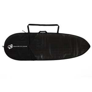 Creatures of Leisure Fish Icon Lite Surfboard Bag 2024 in Black size 6'7"