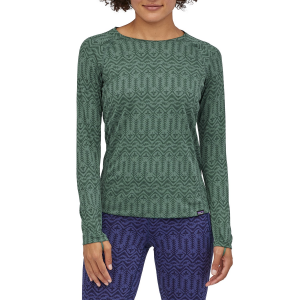 Women's Patagonia Capilene(R) Midweight Crew 2023 - XXS in Green size 2X-Small | Polyester