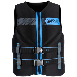 Liquid Force Hinge Classic CGA Wakeboard Vest 2024 in Black size X-Large
