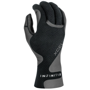 XCEL 3mm Infiniti 5-Finger Wetsuit Gloves in Black size Small