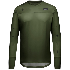 GORE Wear TrailKPR Daily Long-Sleeve Jersey 2023 in Green size Small | Polyester