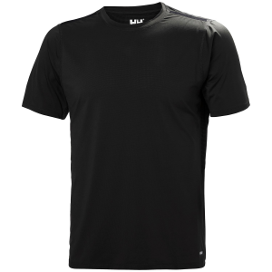 Helly Hansen Tech Trail Short Sleeve T-Shirt Men's 2023 in Black size Small | Elastane/Polyester